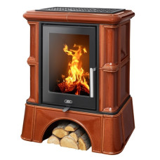 Kachlová kamna ABX Bavaria exklusive kachlový sokl, Kaštan